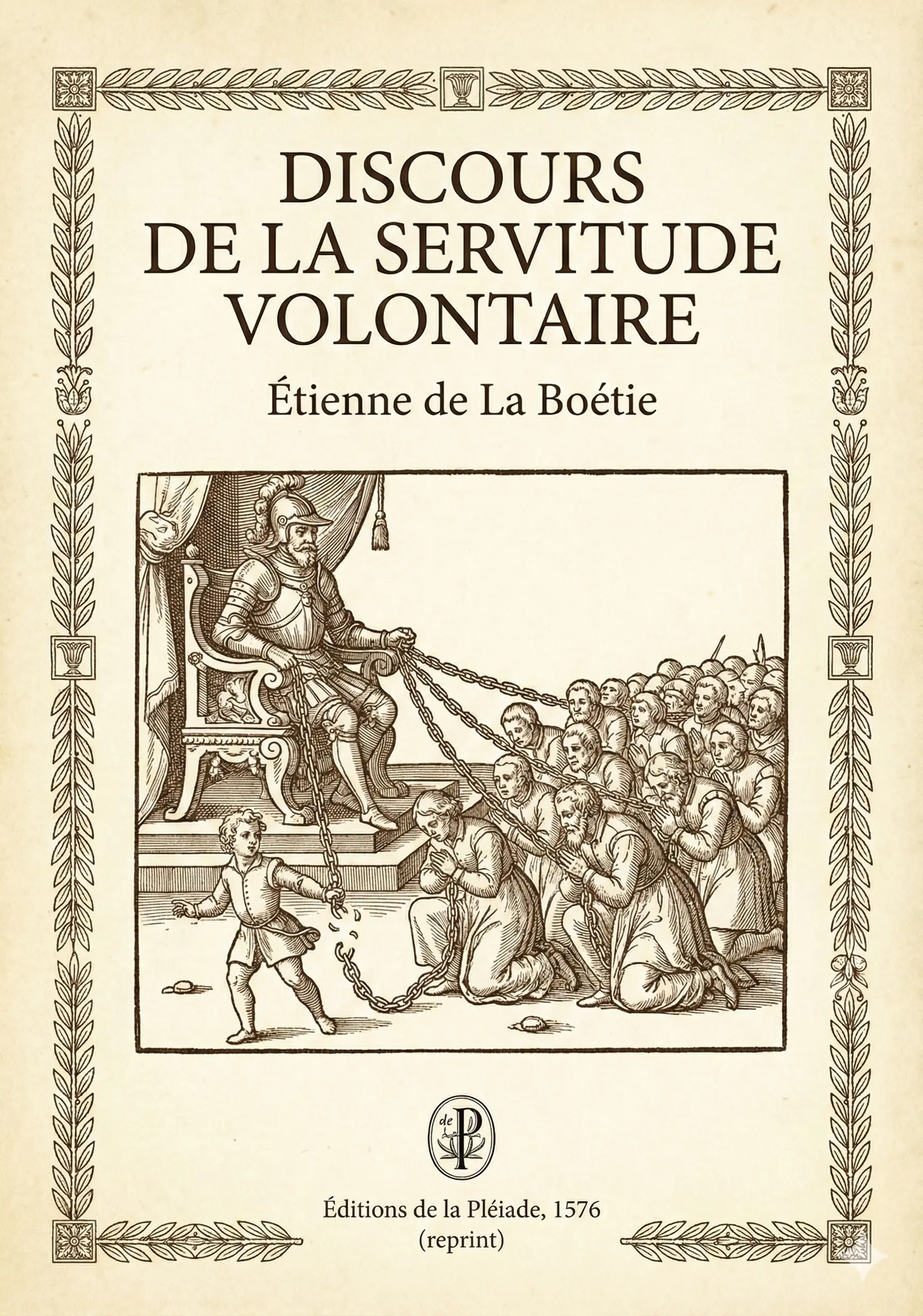 Discours de la Servitude Volontaire de La Boétie - livre adapté dyslexie